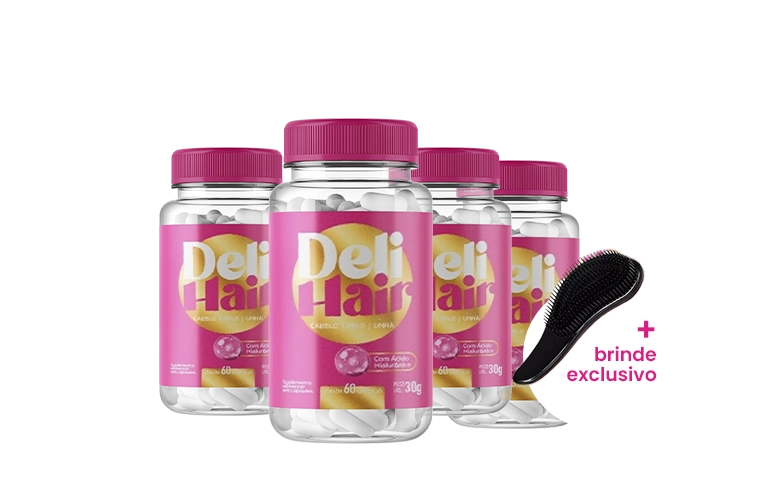 Kit 4 Unidades Deli Hair