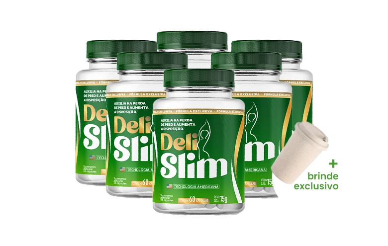 Kit 6 Unidades Deli Slim